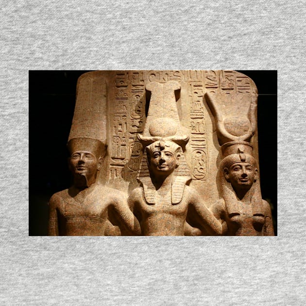 Ramses II with Amun and Hathor by annalisa56